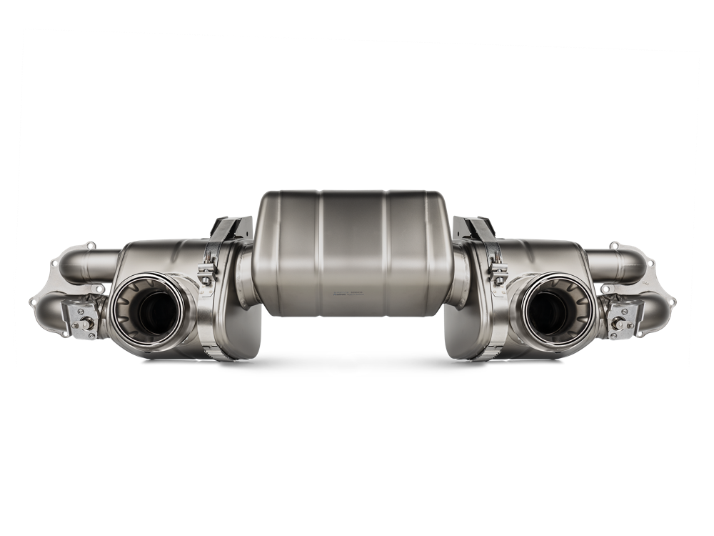 Akrapovic Slip-On Race Line (Titanium) for 2020 Porsche 718 Cayman/Boxster GT4 / GTS 4.0 / Spyder - ModsDirect
