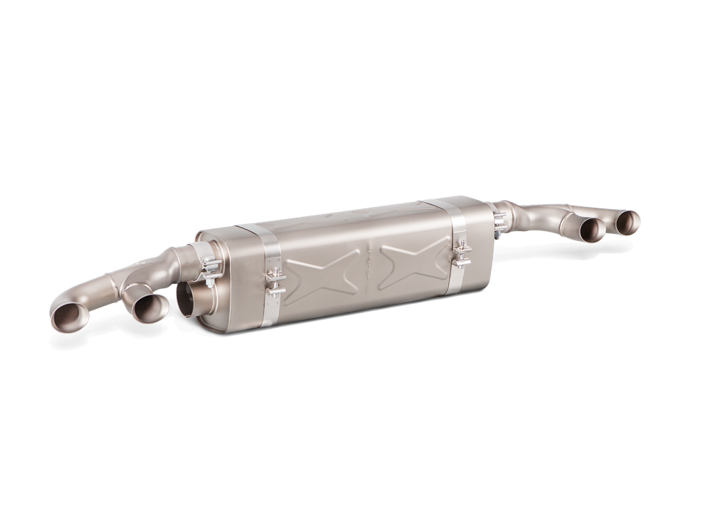 Akrapovic Slip-On Line (Titanium) for Porsche 911 Turbo / Turbo S (991.2) - ModsDirect