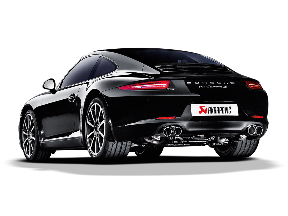 Akrapovic Slip-On Line (Titanium) for Porsche Carrera /S/4/4S/GTS (991) - ModsDirect