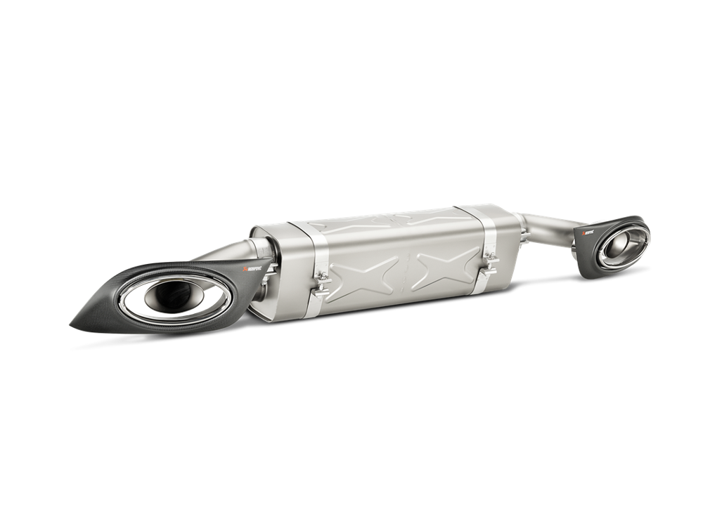 Akrapovic Slip-On Line (Titanium) for Porsche 911 Turbo/Turbo S (991) - ModsDirect