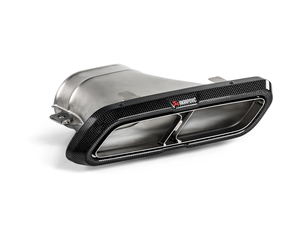 Akrapovic Carbon Tail Pipe Set - High Gloss for Mercedes E 63/E 63 S Sedan/Estate (W213/S213) - ModsDirect