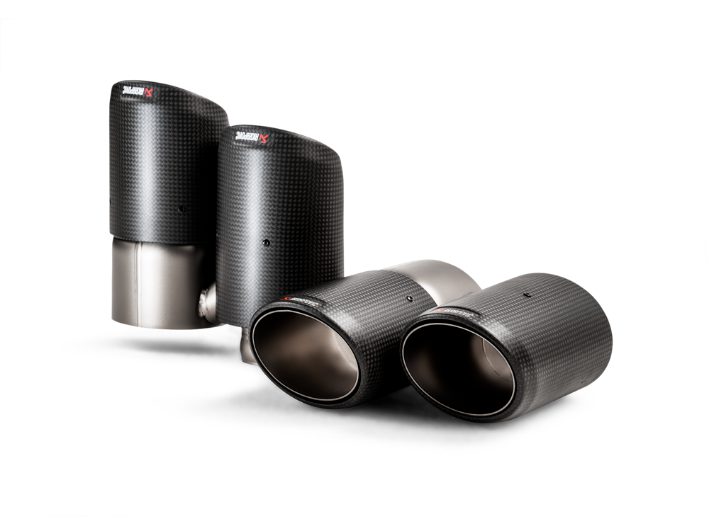 Akrapovic Carbon Tail Pipe Set for Porsche Cayenne / Coupe (536) - ModsDirect