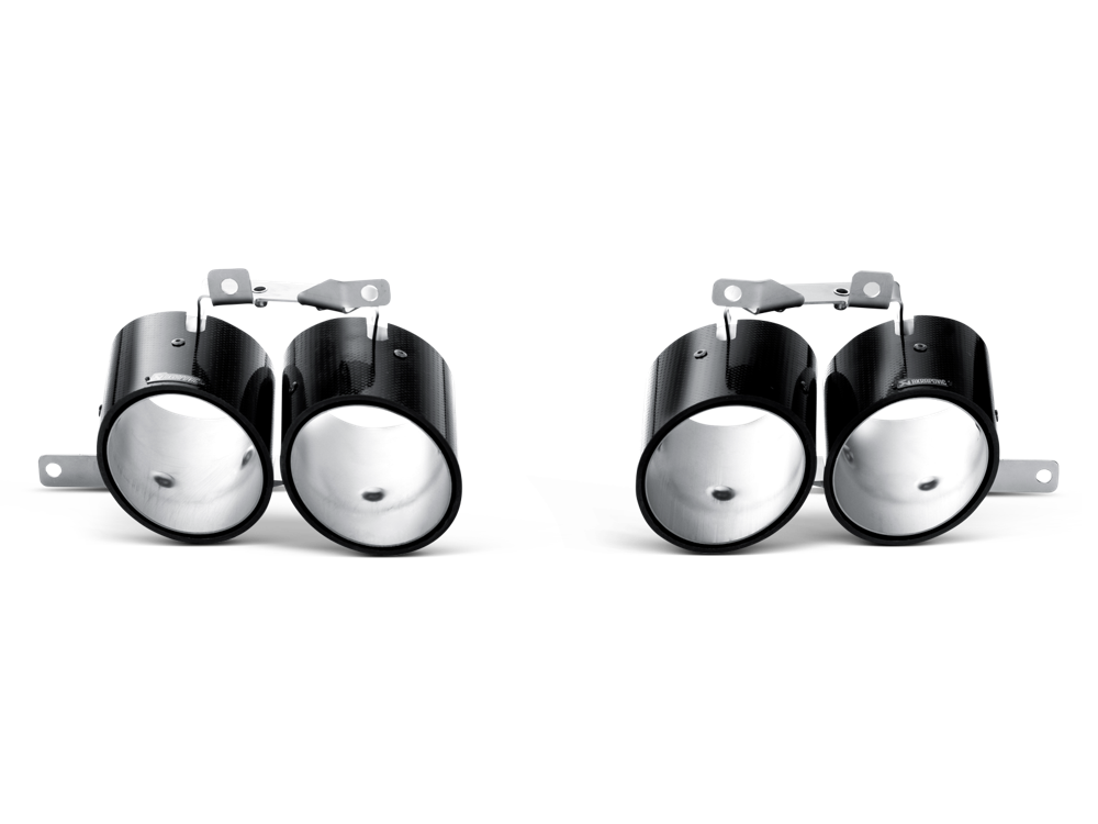 Akrapovic Carbon Tail Pipe Set for Lamborghini Gallardo LP 570-4 Coupe/Spyder - ModsDirect
