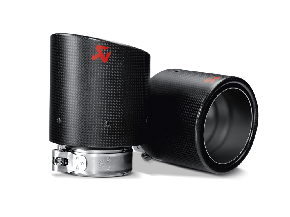 Akrapovic Carbon Tail Pipe Set for Volkswagen Golf (VI) GTD - ModsDirect