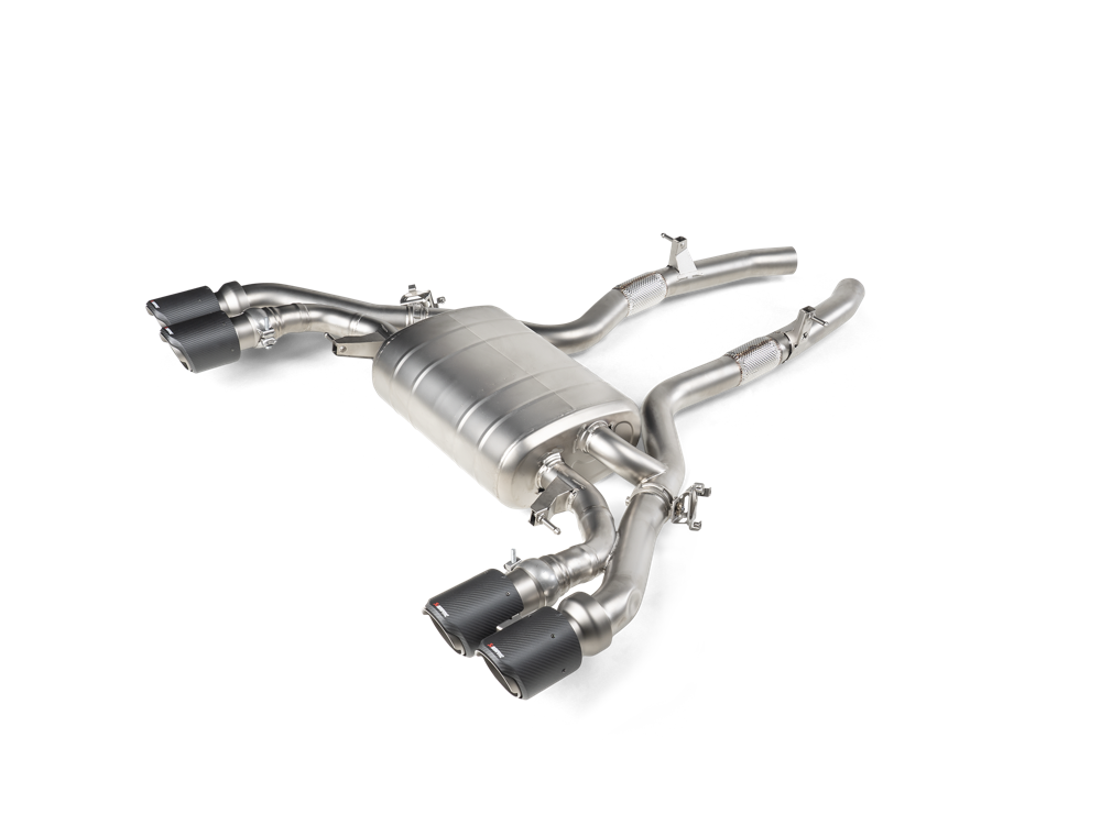 Akrapovic Slip-On Line (Titanium) for 2021+ OPF BMW X3M / X4M / Competition (F97, F98) - ModsDirect