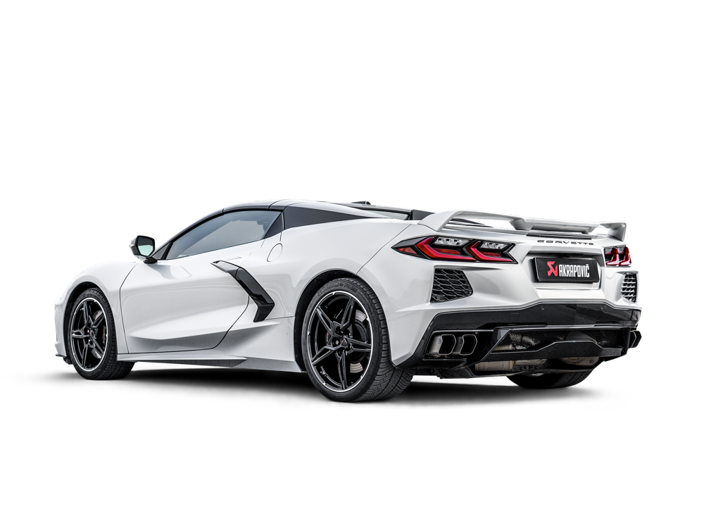 Akrapovic 2020+ Chevrolet Corvette C8 Slip-On Line (Titanium) main image 1