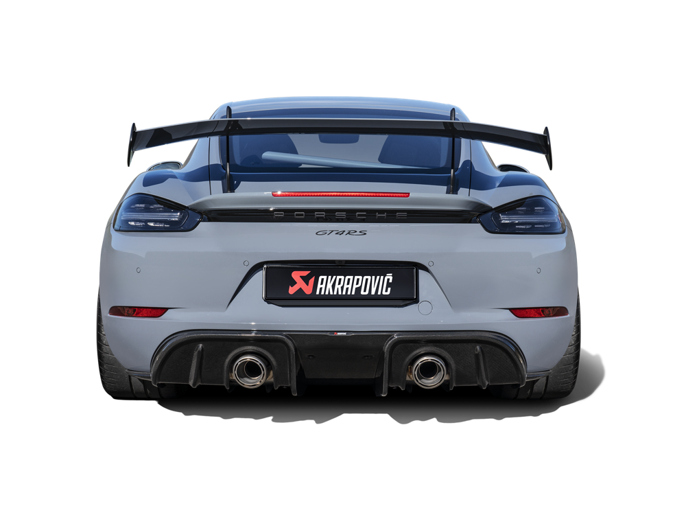 Akrapovic Slip-On Race Line (Titanium) for Porsche 718 Cayman GT4 RS - ModsDirect
