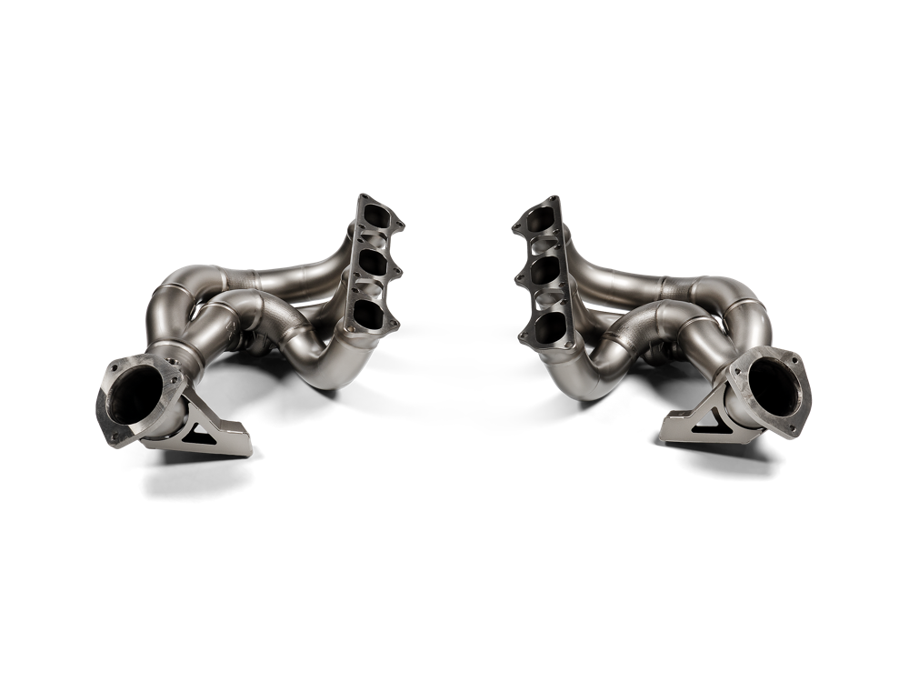 Akrapovic Evolution Header Set (Titanium) Porsche 718 Cayman GT4 RS - ModsDirect
