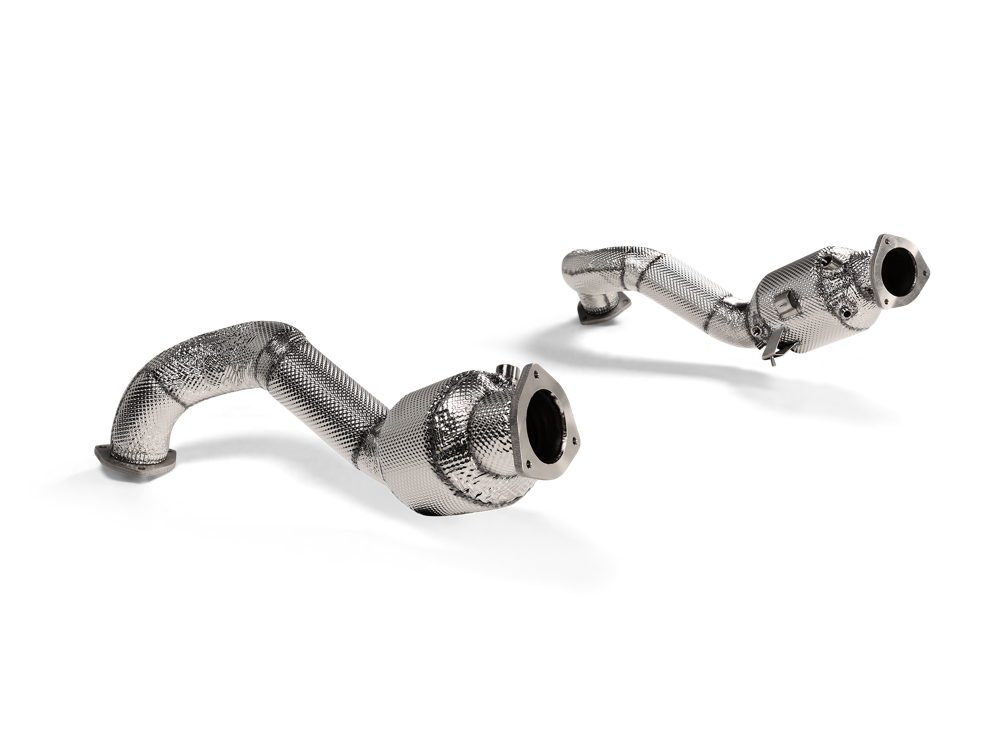 Akrapovic Link Pipe Set (Titanium) for Porsche 718 Cayman GT4 RS - ModsDirect