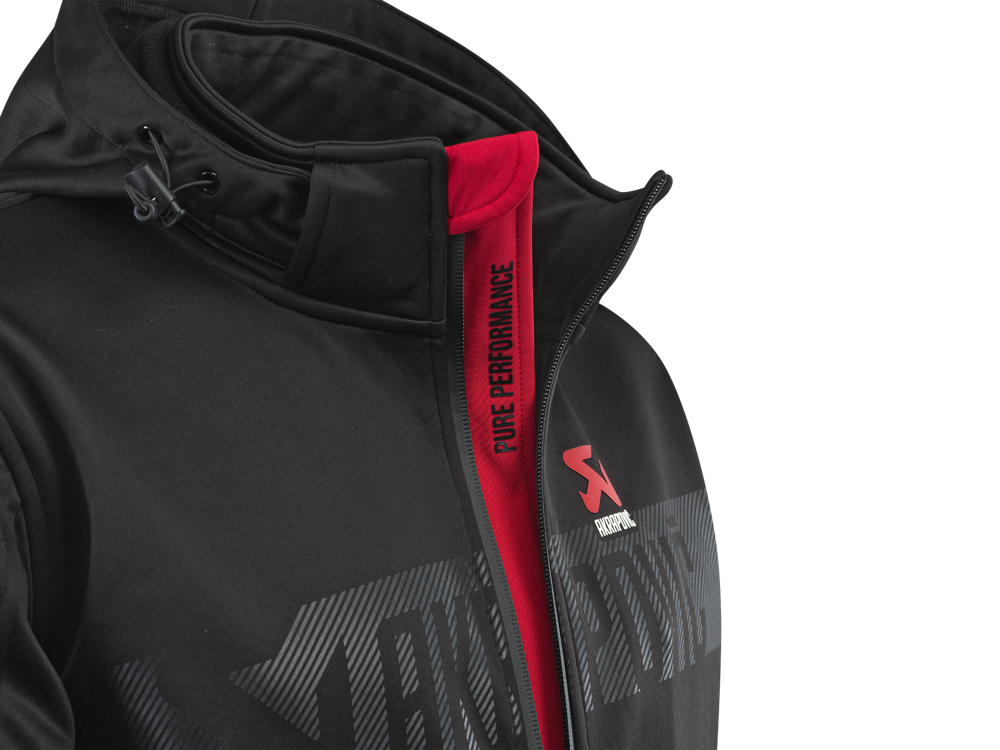 Akrapovic Mens Corpo Softshell Jacket - Black 3XL - ModsDirect