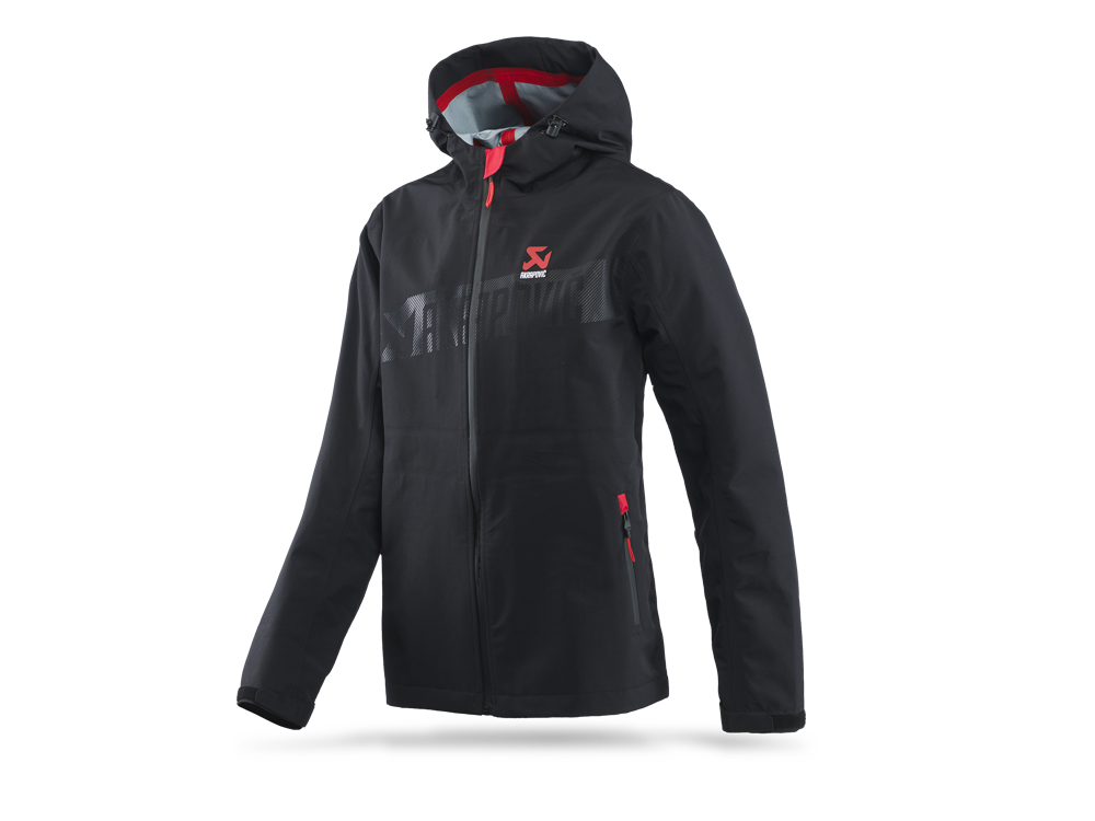 Akrapovic Mens Corpo Rain Jacket - Black 3XL - ModsDirect