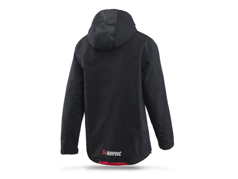 Akrapovic Mens Corpo Rain Jacket - Black 3XL - ModsDirect