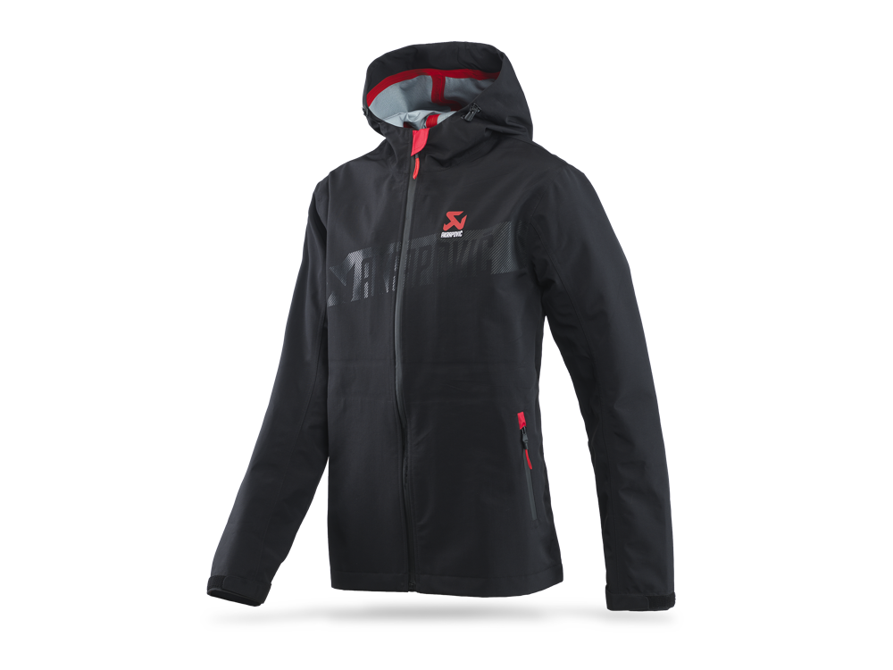 Akrapovic Womens Corpo Rain Jacket - Black M - ModsDirect