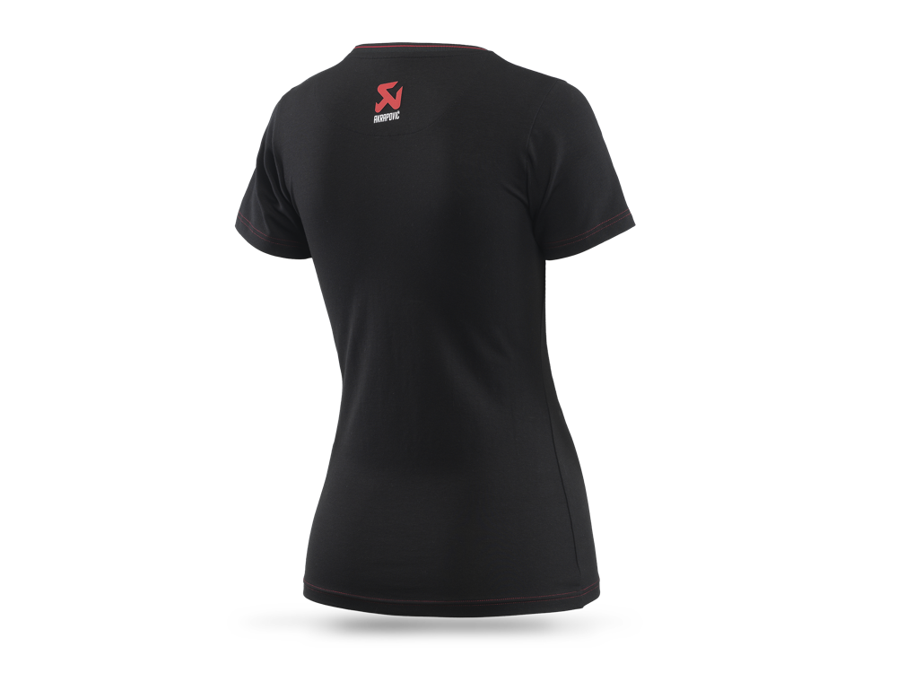 Akrapovic Womens Corpo T-Shirt - Black S - ModsDirect