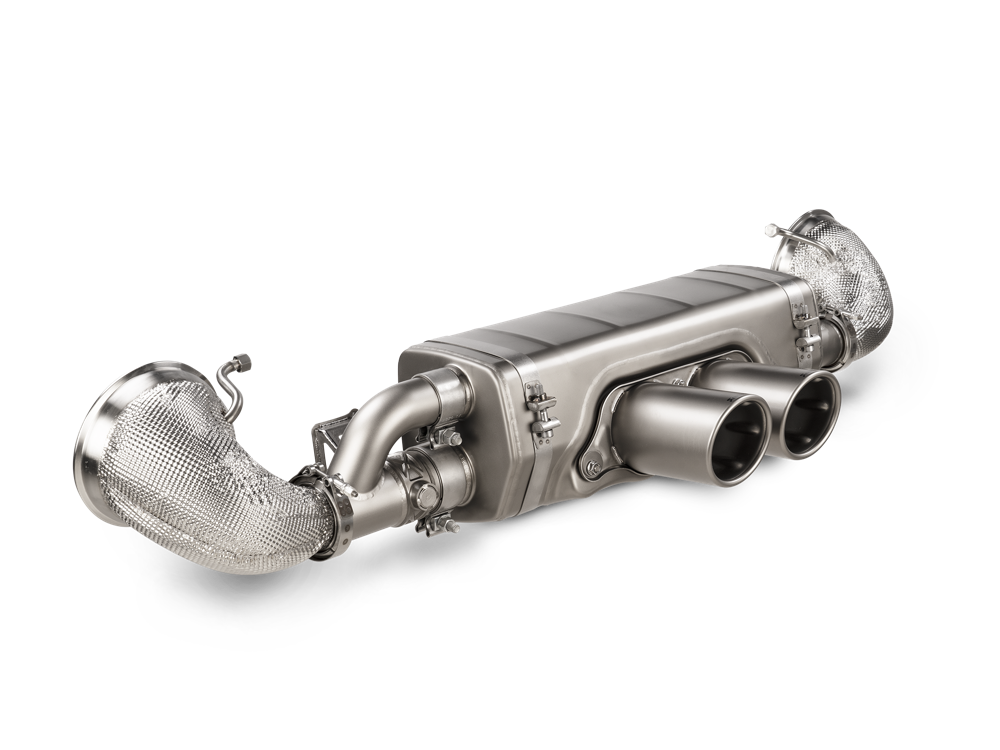 Akrapovic Slip-On Race Line Adapter Set (SS) for Porsche 911 GT3 / GT3 Touring / GT3 RS (992) - ModsDirect