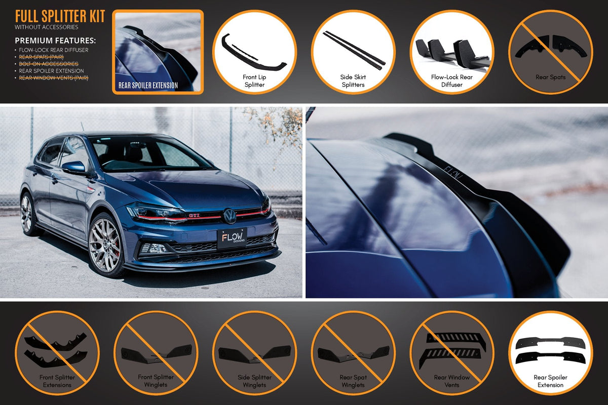 AW Polo GTI Full Splitter Set