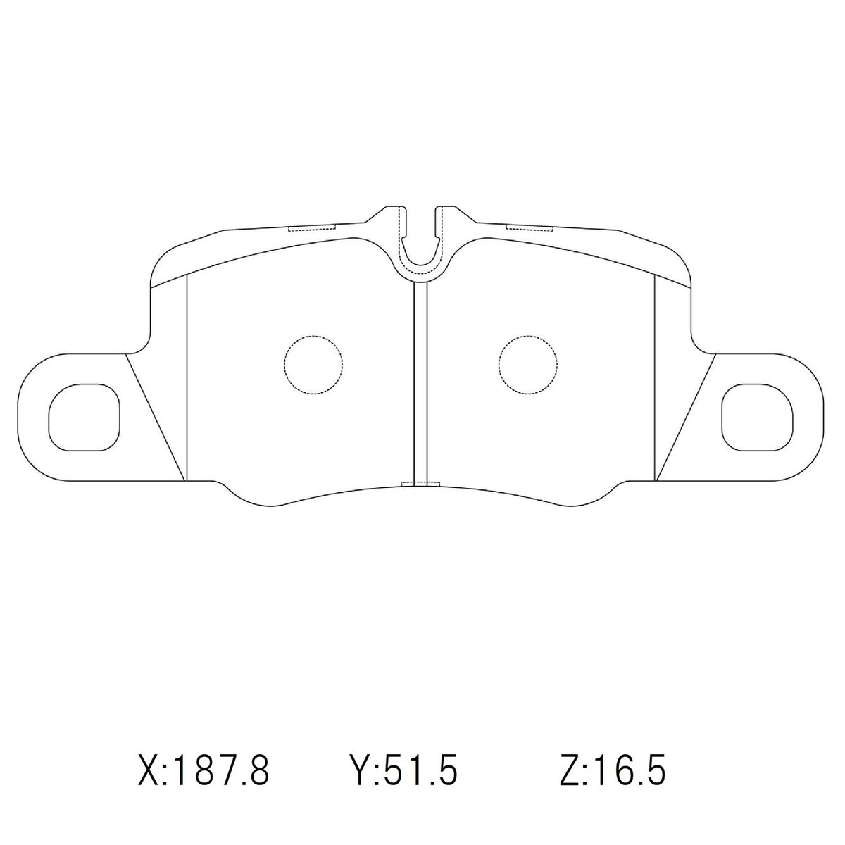 CIRCO M119 Race Brake Pads Porsche (991) 911 S / 4S