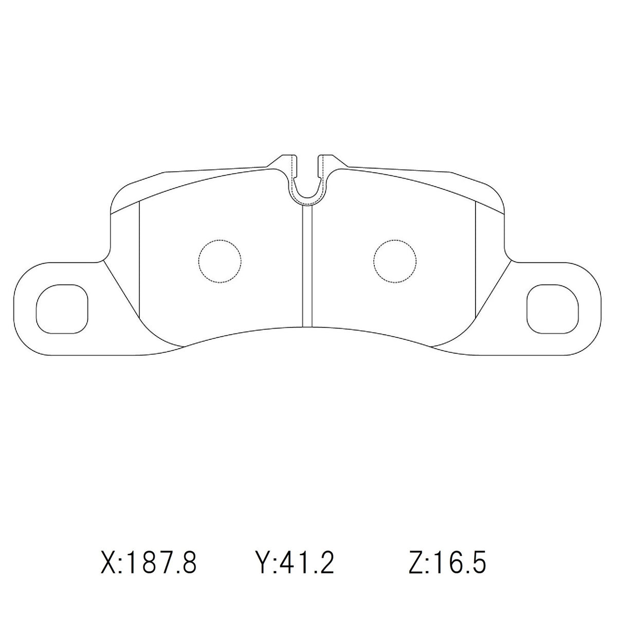 CIRCO M119 Race Brake Pads Porsche Boxster Spyder (981)