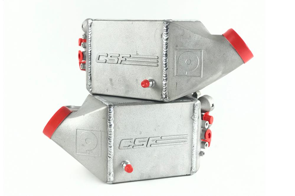 CSF BMW F1X M5 & M6 Twin Charge-Air-Cooler Set - Raw Finish