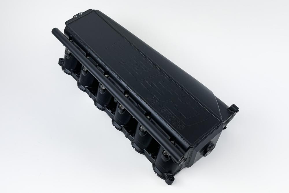 CSF BMW Gen 2 B58 Race X Charge Air Cooler Manifold - Thermal Dispersion Black