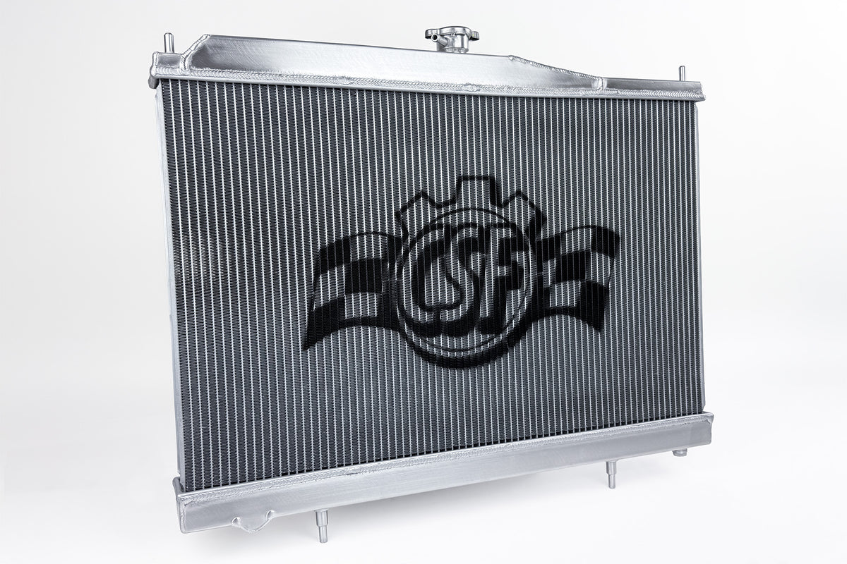 CSF High-Performance All-Aluminum Radiator for Nissan R33 Skyline GT-R - Silver
