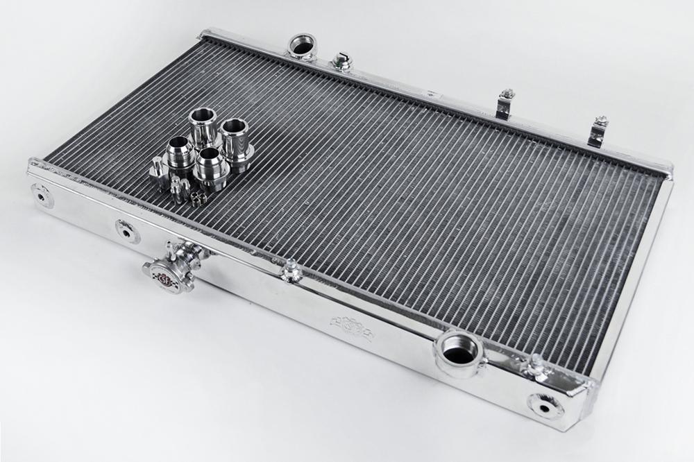 CSF K-Swap 92-00 Honda Civic / 94-01 Acura Integra All-Aluminum Radiator - Raw