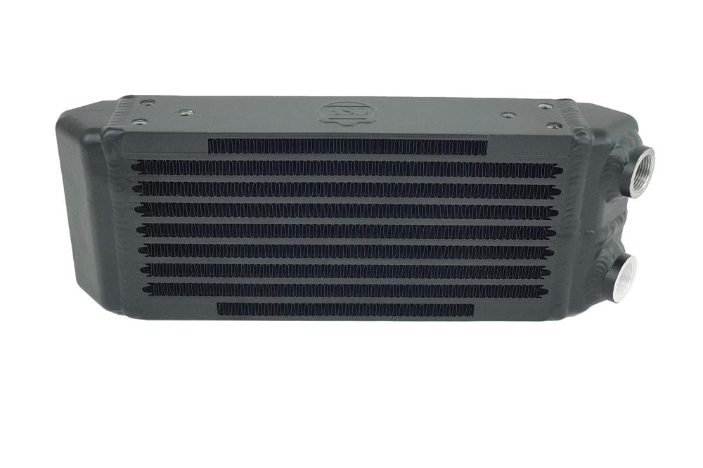 CSF Universal Dual-Pass Oil Cooler - M22 x 1.5 Connections - 13L x 4.75H x 2.16W