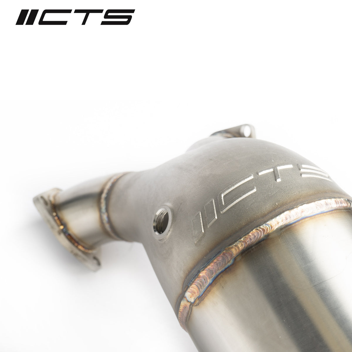 CTS Turbo | 2018+ SQ5 Downpipe with High-Flow Cat