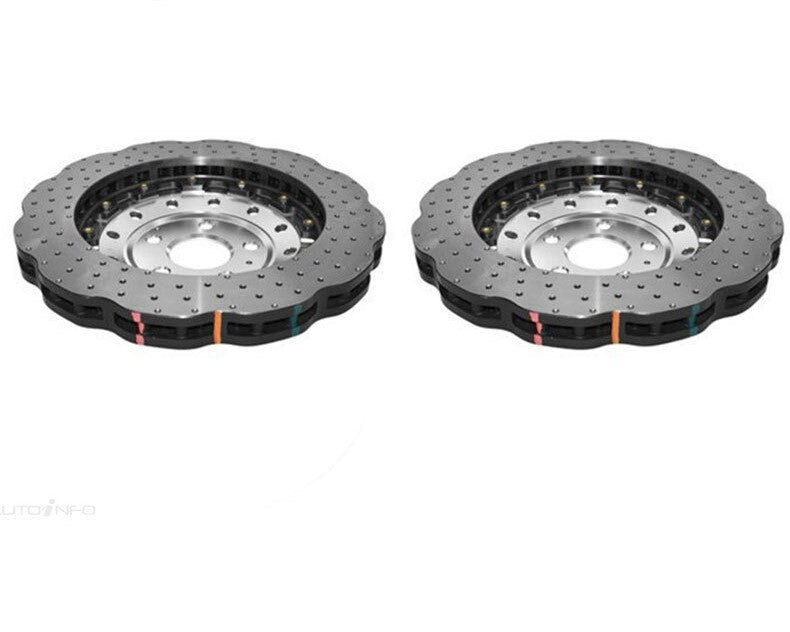 DBA | 52844WSLVXD 5000 Series Wave Cross Drilled 2Pc Front Rotors PAIR - ModsDirect
