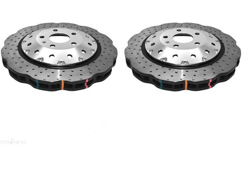 DBA | 52844WSLVXD 5000 Series Wave Cross Drilled 2Pc Front Rotors PAIR - ModsDirect