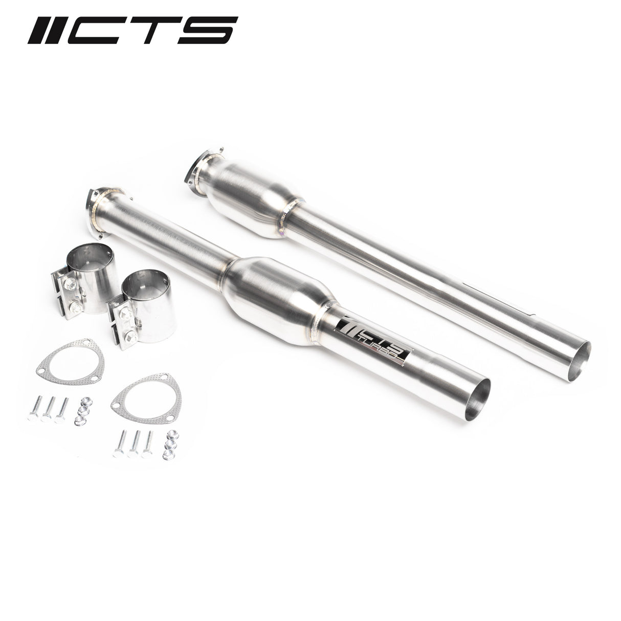 CTS Turbo | Facelift Mid Pipes w/ High Flow Cat (Audi RS3 8V / TTRS 8S) - ModsDirect