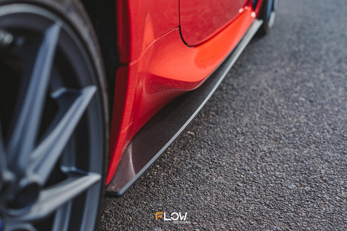ZD8 BRZ Side Skirt Splitters (TEXTURED: Pair) - ModsDirect