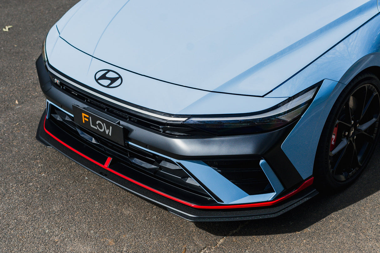 CN7 V2 Elantra N Sedan Facelift V2 - 2024 Front Lip Splitter Extensions (Pair) - ModsDirect