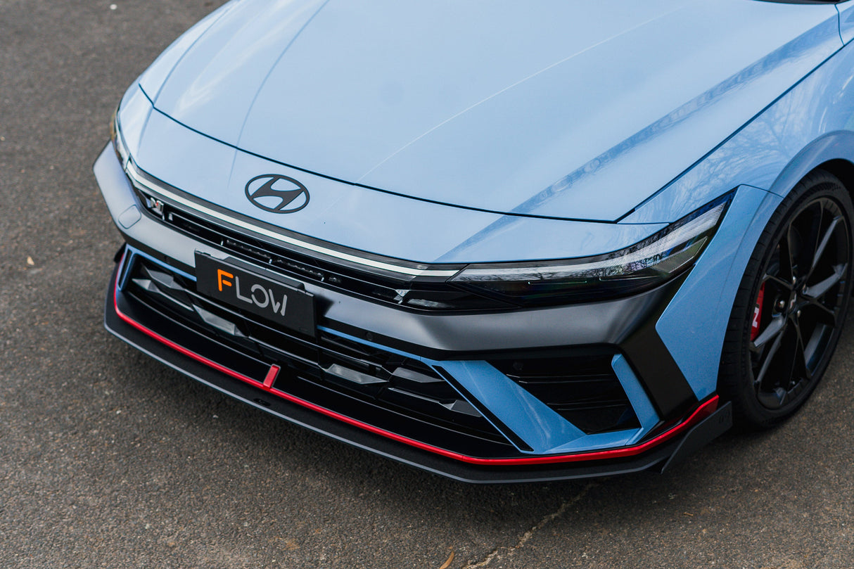 CN7 V2 Elantra N Sedan Facelift V2 - 2024 Front Lip Splitter & Mounting Brackets (Pair) - ModsDirect