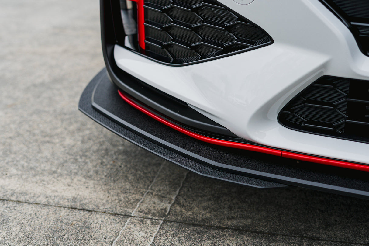 i30N Hatch PDE V6 FL2 2025 Front Lip Splitter Extensions (Pair) - ModsDirect