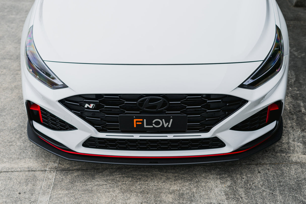 i30N Hatch PDE V6 FL2 2025 Front Lip Splitter & Reinforcement Brackets - ModsDirect