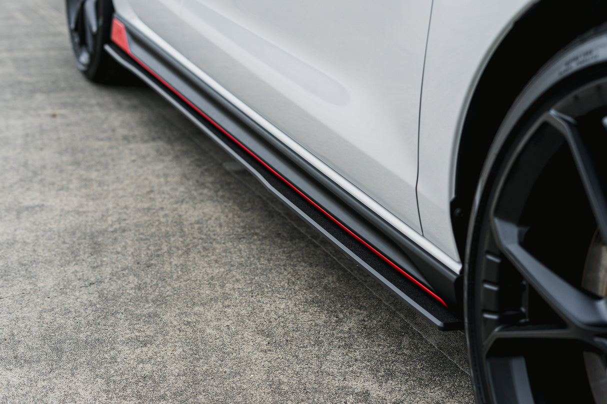 i30N Hatch PDE V6 FL2 2025 Side Skirt Splitters (Pair) - ModsDirect