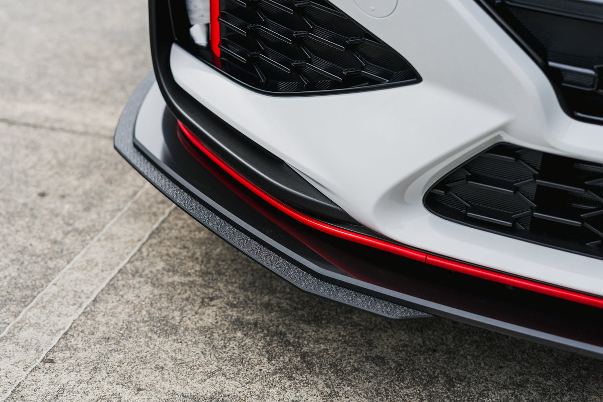 i30N Hatch PDE V6 FL2 2025 Front Lip Splitter & Reinforcement Brackets - ModsDirect