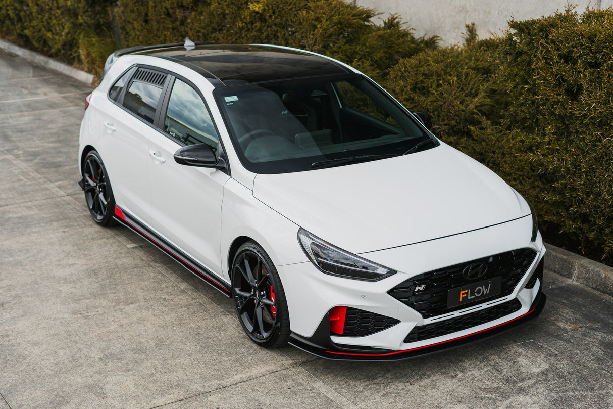 i30N Hatch PDE V6 FL2 2025 Front Lip Splitter & Reinforcement Brackets - ModsDirect