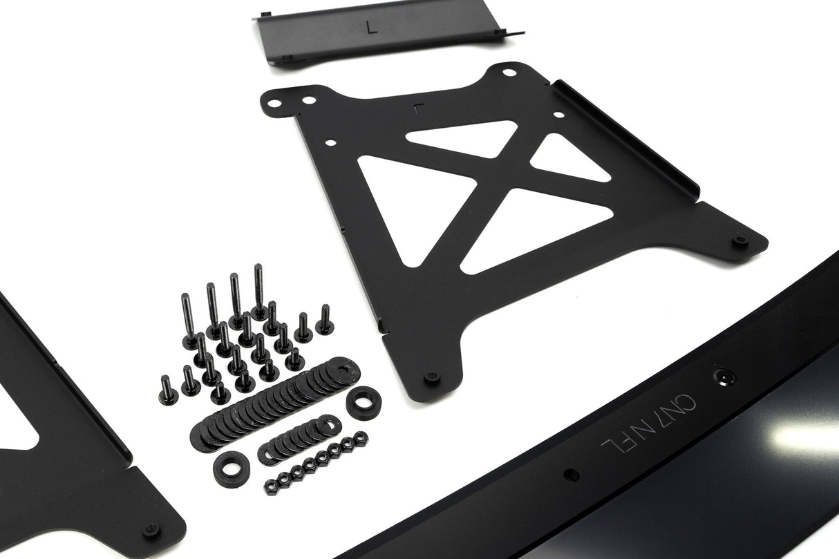 CN7 V2 Elantra N Sedan Facelift V2 - 2024 Front Lip Splitter & Mounting Brackets (Pair) - ModsDirect