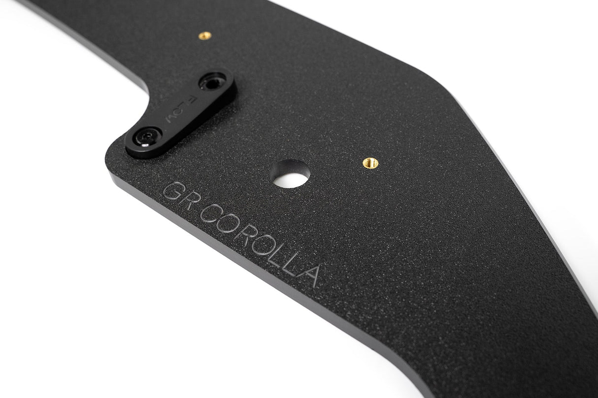 Corolla GR Chassis Mounted Front Lip Splitter (TEXTURED) - ModsDirect
