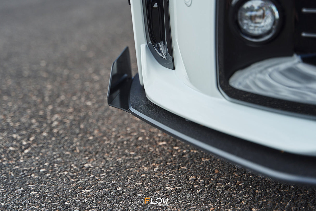 Corolla GR Chassis Mounted Front Lip Splitter (TEXTURED) - ModsDirect