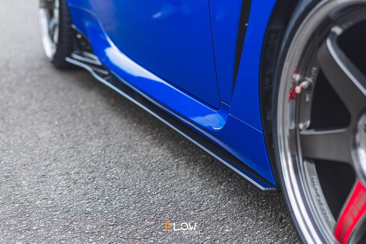 ZD8 BRZ STI Side Skirt Splitters (GLOSS: Pair) - ModsDirect