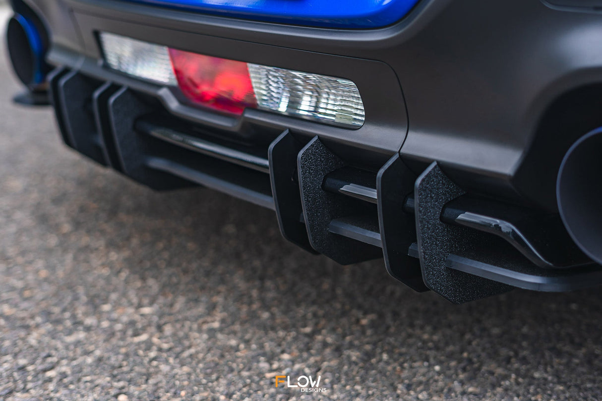 ZD8 BRZ STI Flow-Lock Rear Diffuser (TEXTURED) - ModsDirect