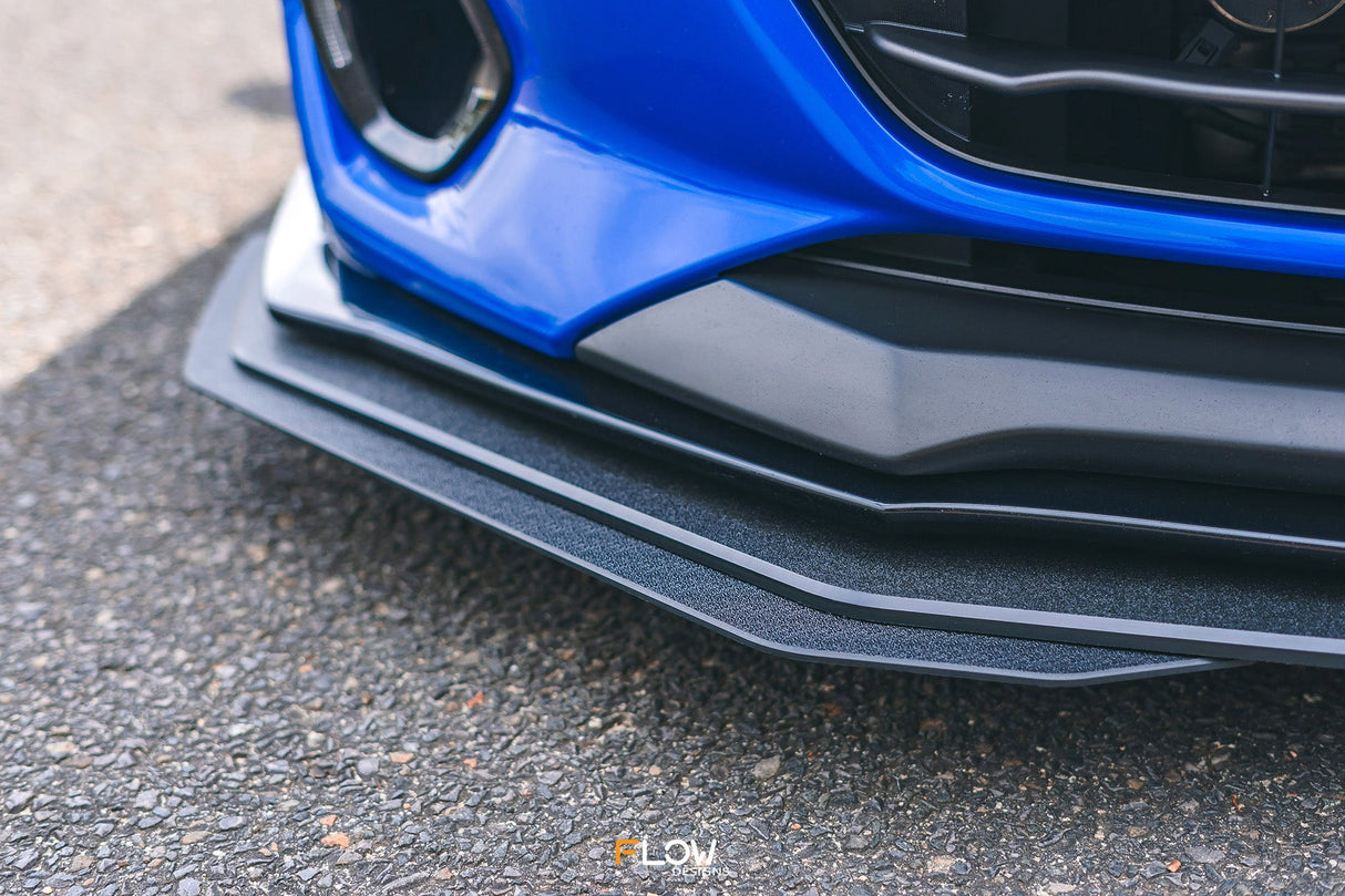 ZD8 BRZ STI Front Lip Splitter (TEXTURED) - ModsDirect