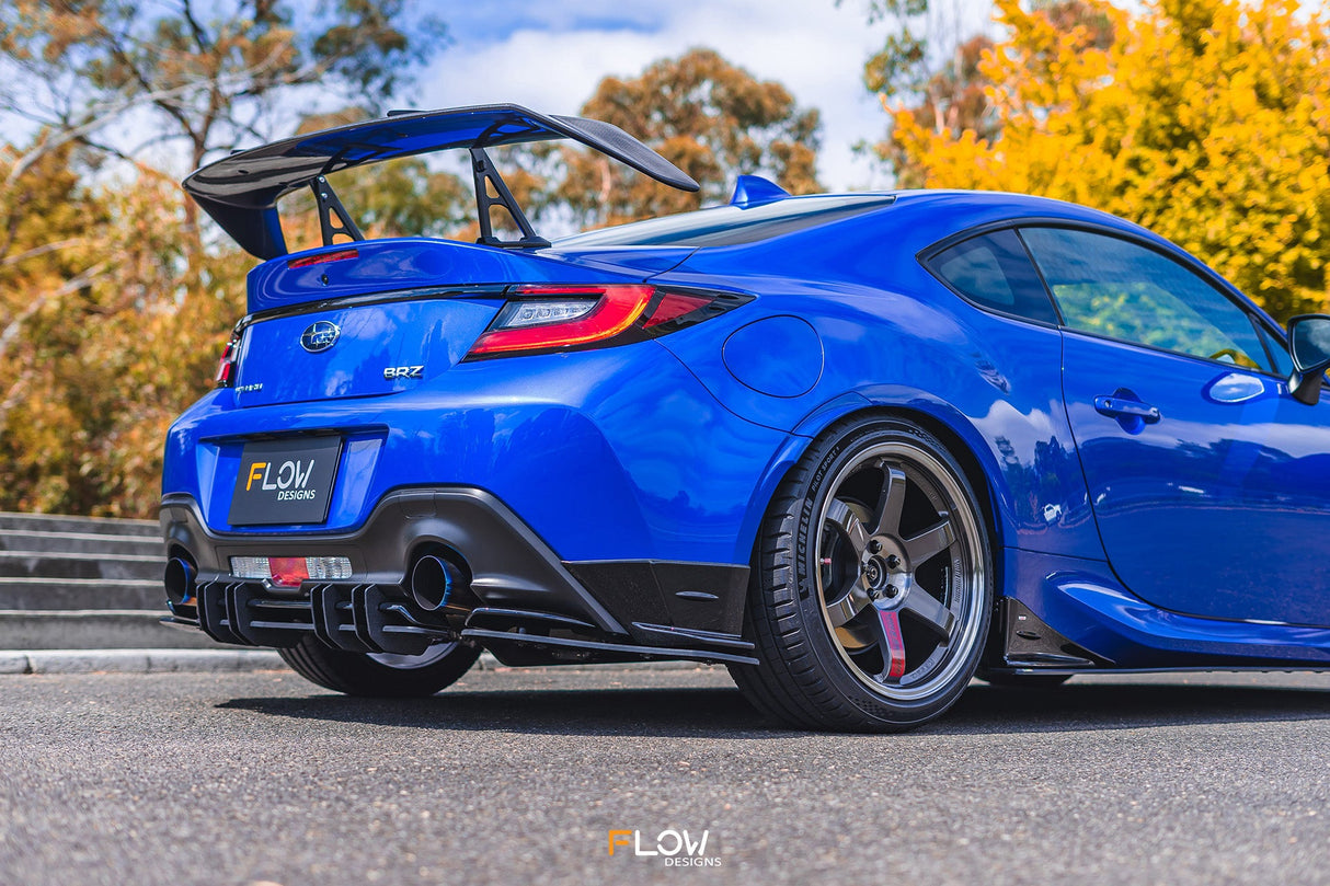 ZD8 BRZ STI Flow-Lock Rear Diffuser (TEXTURED) - ModsDirect