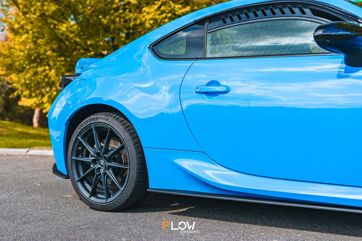 ZN8 GR86 Side Skirt Splitters (TEXTURED: Pair) - ModsDirect
