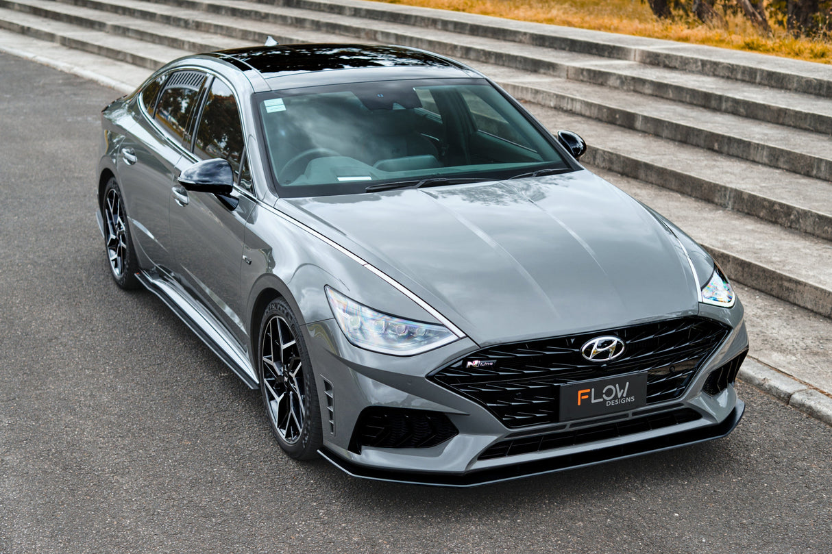 DN8 Sonata N Line 2020-2023 Front Lip Splitter & Reinforcement Bracket - ModsDirect