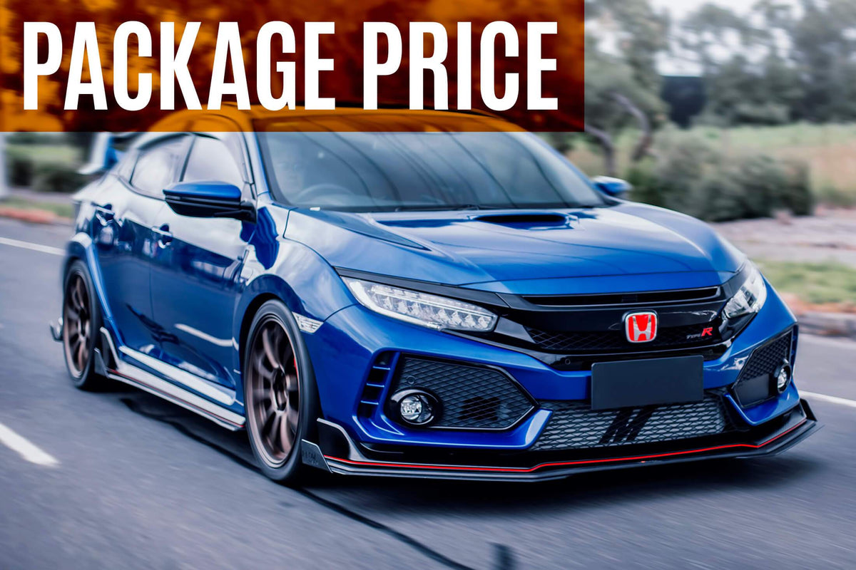 FK8 Civic Type R Full Lip Splitter Set