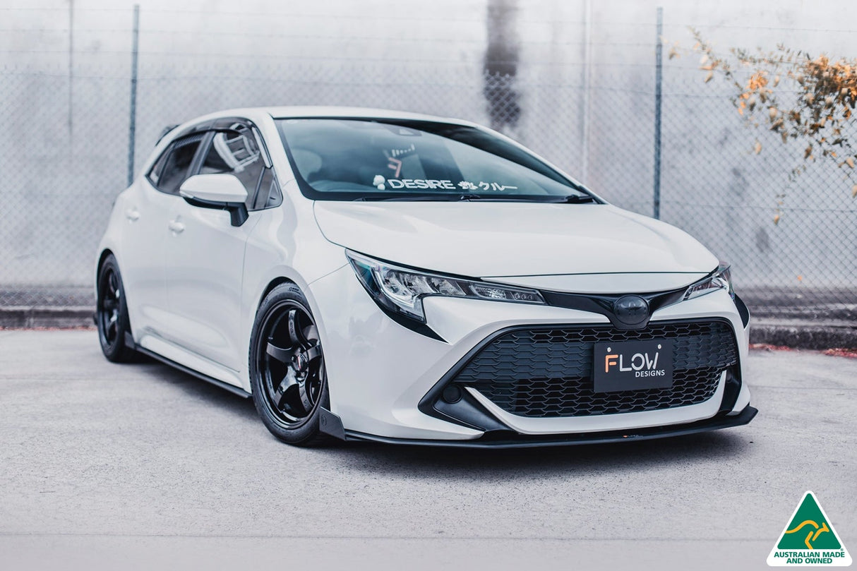Corolla MZEA12R/ZWE211R 2018-2022 Front Lip Splitter & Reinforcement Brackets